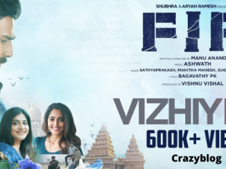 Vizhiyile Title Track song lyrics in English - The Movie FIR