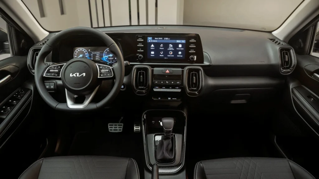 2025 Kia Sonet Review: The Compact SUV That Tries to Do It All 3 Newly revamped 2025 Kia Sonet crossover SUV introduced for the MENA region Interior 1