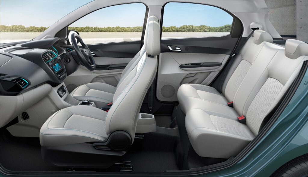 Tata Tiago EV Review – Affordable Electric Hatch with a Punch 3 Tiago EV Interior scaled 1