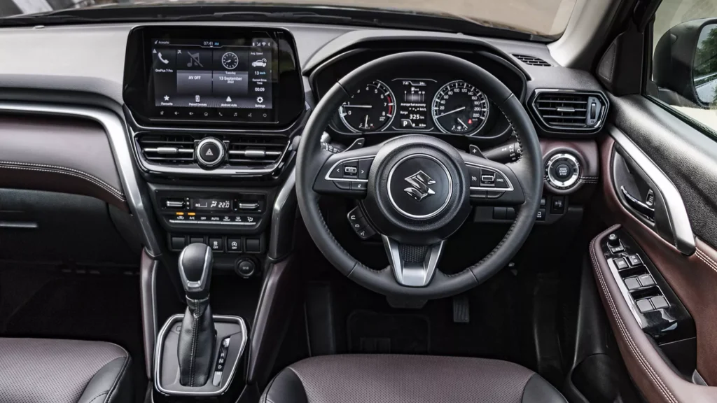 2025 Maruti Suzuki Grand Vitara: Bigger, Smarter, and More Efficient Than Ever! 3 grand vitara interior steering wheel.jpeg