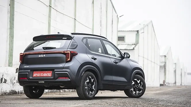 2025 Kia Sonet Review: The Compact SUV That Tries to Do It All 2 sonet exterior right rear three quarter